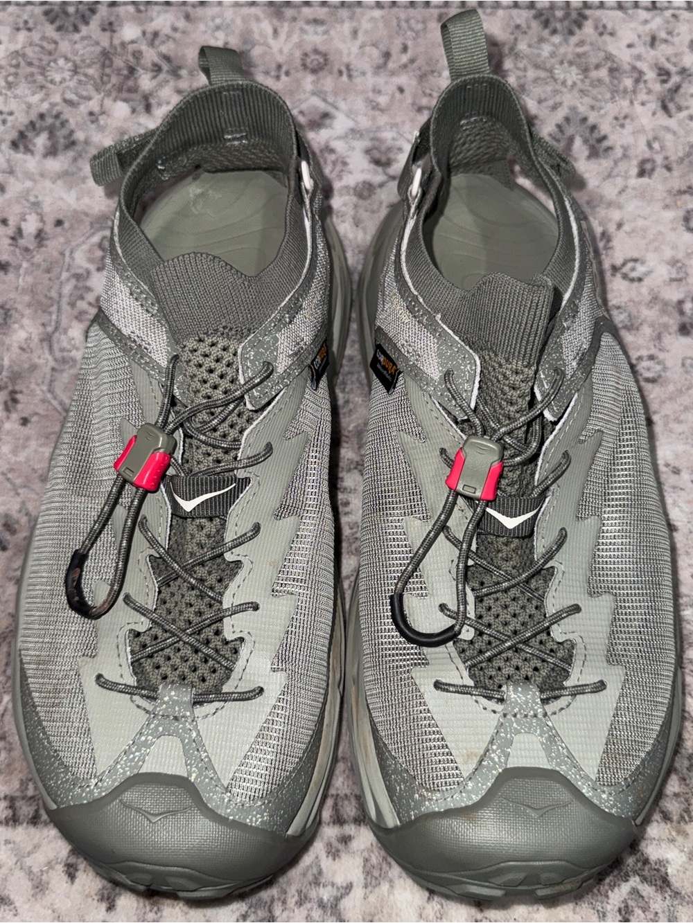 Hoka Hopara 2 Men's Size 9 Wild Oyster Mushroom Trail Hiking Shoes Comfort